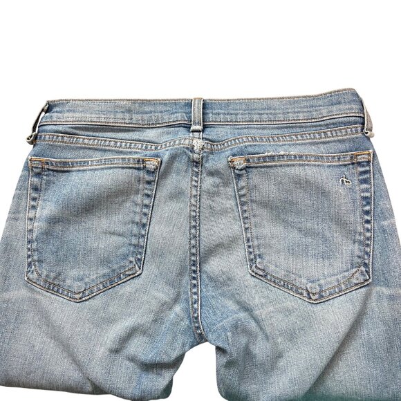 Rag & Bone jeans women's 26 US 2 medium wash the Dre slim boyfriend - Picture 6 of 8